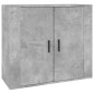 vidaXL Aparadores 3 piezas madera contrachapada gris cemento vidaXL Aparadores 3 piezas madera contrachapada gris cemento