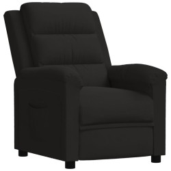 vidaXL Sillón reclinable de terciopelo negro