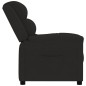 vidaXL Sillón reclinable de terciopelo negro vidaXL Sillón reclinable de terciopelo negro
