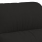 vidaXL Sillón reclinable de terciopelo negro vidaXL Sillón reclinable de terciopelo negro