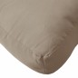 vidaXL Cojines para palets 2 unidades tela gris taupé vidaXL Cojines para palets 2 unidades tela gris taupé