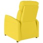 vidaXL Sillón reclinable de tela amarillo claro vidaXL Sillón reclinable de tela amarillo claro
