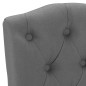 vidaXL Sillas de comedor 4 unidades tela gris oscura vidaXL Sillas de comedor 4 unidades tela gris oscura