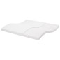 vidaXL Colchón de espuma de 7 zonas dureza 20 ILD blanco 200x200 cm