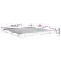 vidaXL Colchón de espuma de 7 zonas dureza 20 ILD blanco 200x200 cm