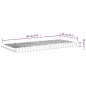 vidaXL Colchón de espuma de 7 zonas dureza 20 ILD blanco 90x190 cm vidaXL Colchón de espuma de 7 zonas dureza 20 ILD blanco 90x190 cm