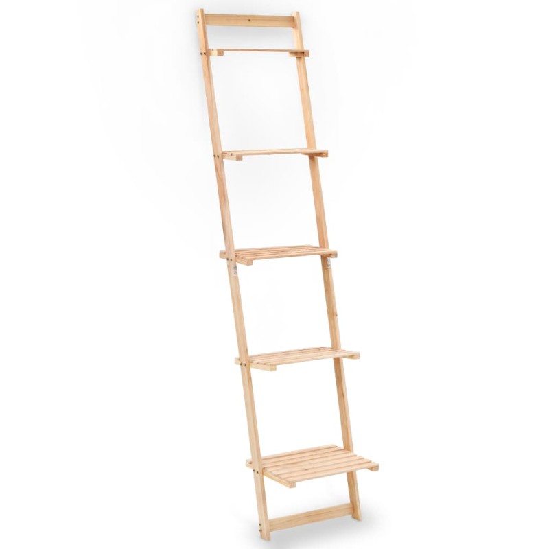 vidaXL Estante de pared escalera madera de cedro 41,5x30x176 cm vidaXL Estante de pared escalera madera de cedro 41,5x30x176 cm
