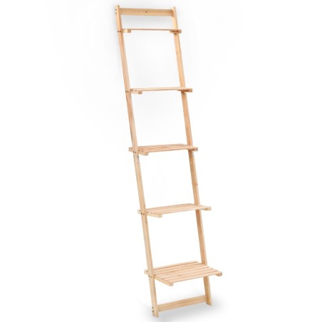 vidaXL Estante de pared escalera madera de cedro 41,5x30x176 cm