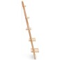 vidaXL Estante de pared escalera madera de cedro 41,5x30x176 cm vidaXL Estante de pared escalera madera de cedro 41,5x30x176 cm