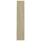 vidaXL Zapatero de pared madera contrachapada roble Sonoma 80x18x90 cm vidaXL Zapatero de pared madera contrachapada roble Sonoma 80x18x90 cm
