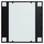vidaXL Espejo de pared metal negro 60x60 cm vidaXL Espejo de pared metal negro 60x60 cm