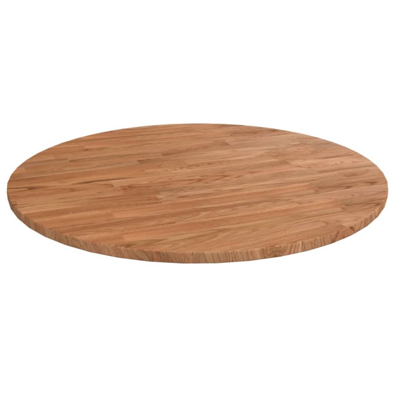 vidaXL Tablero de mesa redonda madera de roble marrón claro Ø60x1,5 cm vidaXL Tablero de mesa redonda madera de roble marrón claro Ø60x1,5 cm