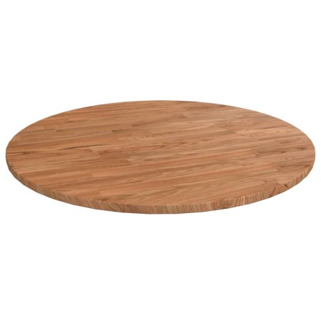 vidaXL Tablero de mesa redonda madera de roble marrón claro Ø60x1,5 cm