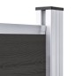 vidaXL Panel de valla WPC negro 175x146 cm vidaXL Panel de valla WPC negro 175x146 cm