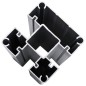 vidaXL Panel de valla WPC negro 175x146 cm vidaXL Panel de valla WPC negro 175x146 cm