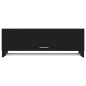 vidaXL Armario de madera contrachapada negro 100x32,5x35 cm vidaXL Armario de madera contrachapada negro 100x32,5x35 cm