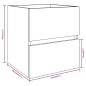 vidaXL Mueble de lavabo madera contrachapada marrón roble 41x38,5x45cm vidaXL Mueble de lavabo madera contrachapada marrón roble 41x38,5x45cm