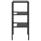 vidaXL Estructura de lavabo de hierro negro 40x38x83 cm vidaXL Estructura de lavabo de hierro negro 40x38x83 cm