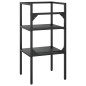 vidaXL Estructura de lavabo de hierro negro 40x38x83 cm vidaXL Estructura de lavabo de hierro negro 40x38x83 cm