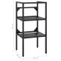 vidaXL Estructura de lavabo de hierro negro 40x38x83 cm vidaXL Estructura de lavabo de hierro negro 40x38x83 cm