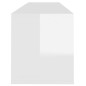 vidaXL Mueble de TV madera contrachapada blanco brillo 120x30x40,5 cm vidaXL Mueble de TV madera contrachapada blanco brillo 120x30x40,5 cm