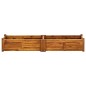 vidaXL Arriate de jardín de madera de acacia 150x30x25 cm vidaXL Arriate de jardín de madera de acacia 150x30x25 cm