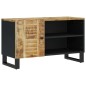 vidaXL Mueble de TV madera mango y madera contrachapada 80x33x46 cm