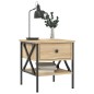vidaXL Mesita de noche madera de ingeniería roble Sonoma 40x42x45 cm vidaXL Mesita de noche madera de ingeniería roble Sonoma 40x42x45 cm