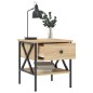 vidaXL Mesita de noche madera de ingeniería roble Sonoma 40x42x45 cm vidaXL Mesita de noche madera de ingeniería roble Sonoma 40x42x45 cm