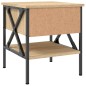 vidaXL Mesita de noche madera de ingeniería roble Sonoma 40x42x45 cm vidaXL Mesita de noche madera de ingeniería roble Sonoma 40x42x45 cm