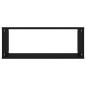 vidaXL Estante cubo de pared 6 uds contrachapado negro 60x15x23 cm vidaXL Estante cubo de pared 6 uds contrachapado negro 60x15x23 cm