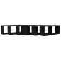 vidaXL Estante cubo de pared 6 uds contrachapado negro 60x15x23 cm vidaXL Estante cubo de pared 6 uds contrachapado negro 60x15x23 cm
