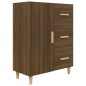 vidaXL Aparador de madera de ingeniería marrón roble 69,5x34x90 cm vidaXL Aparador de madera de ingeniería marrón roble 69,5x34x90 cm
