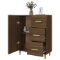 vidaXL Aparador de madera de ingeniería marrón roble 69,5x34x90 cm vidaXL Aparador de madera de ingeniería marrón roble 69,5x34x90 cm