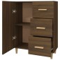 vidaXL Aparador de madera de ingeniería marrón roble 69,5x34x90 cm vidaXL Aparador de madera de ingeniería marrón roble 69,5x34x90 cm