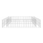 vidaXL Arriate de gaviones de acero galvanizado 100x100x20 cm vidaXL Arriate de gaviones de acero galvanizado 100x100x20 cm