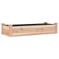 vidaXL Jardinera arriate con forro madera maciza abeto 120x45x25 cm vidaXL Jardinera arriate con forro madera maciza abeto 120x45x25 cm