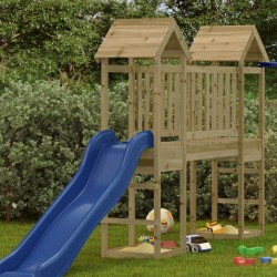  vidaXL Torre de juegos madera pino impregnada 53x46,5x194 cm