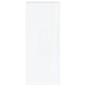 vidaXL Armario pared madera contrachapada blanco brillo 80x33x80 cm