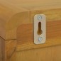 vidaXL Armario de baño de pared madera maciza de teca 25x25x100 cm vidaXL Armario de baño de pared madera maciza de teca 25x25x100 cm