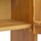 vidaXL Armario de baño de pared madera maciza de teca 25x25x100 cm vidaXL Armario de baño de pared madera maciza de teca 25x25x100 cm