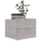 vidaXL Mesitas de noche 2 uds contrachapada gris hormigón 40x30x30cm vidaXL Mesitas de noche 2 uds contrachapada gris hormigón 40x30x30cm