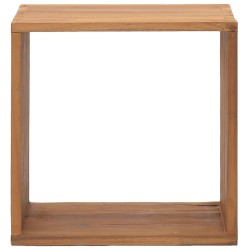 vidaXL Mesita de noche de madera maciza de teca 40x30x40 cm