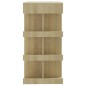 vidaXL Mesa bar estante almacenaje contrachapada roble 100x50x101,5 cm vidaXL Mesa bar estante almacenaje contrachapada roble 100x50x101,5 cm