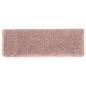 vidaXL Alfombras de peldaños de escalera 15uds blanco y rosa 65x21x4cm vidaXL Alfombras de peldaños de escalera 15uds blanco y rosa 65x21x4cm