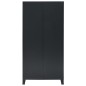 vidaXL Armario metálico de estilo industrial 90x40x180 cm negro vidaXL Armario metálico de estilo industrial 90x40x180 cm negro