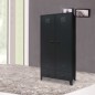vidaXL Armario metálico de estilo industrial 90x40x180 cm negro vidaXL Armario metálico de estilo industrial 90x40x180 cm negro