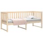 vidaXL Sofá cama de madera maciza de pino 75x190 cm vidaXL Sofá cama de madera maciza de pino 75x190 cm
