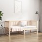 vidaXL Sofá cama de madera maciza de pino 75x190 cm vidaXL Sofá cama de madera maciza de pino 75x190 cm