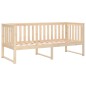 vidaXL Sofá cama de madera maciza de pino 75x190 cm vidaXL Sofá cama de madera maciza de pino 75x190 cm